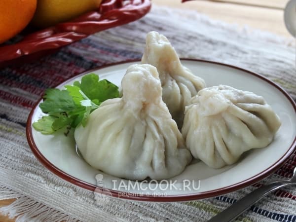 Хинкали с бараниной